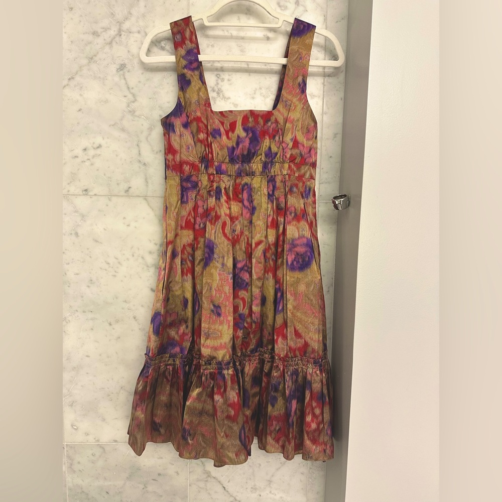 Colorful DKNY cocktail dress